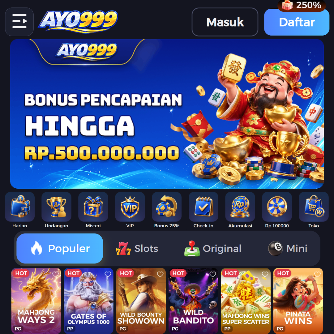 AYO999 - Login Situs Resmi dan Nikmati Ragam Game PG Soft