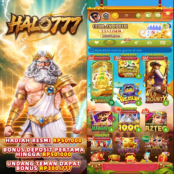 HALO777 - Situs Resmi Slot Online dan Pilihan Game PG Soft
