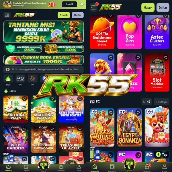 RP55 - Jelajahi Ragam Slot Online dengan Tema Menarik